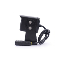 Cámara de Visión Trasera y Lateral para Camiones AHD con 18 Luces LED, 24V HD, Visión Nocturna, Impermeable IP68, 1 Año de Garantía para RV, Montacargas, Autobús, Automóvil