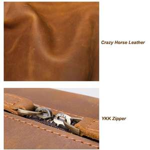 100% Genuine Leather Luggage Duffle <b>Bags</b> Eco-Friendly Large Capacity Durable Sports Weekender <b>Overnight</b> Camping - Product Image 5