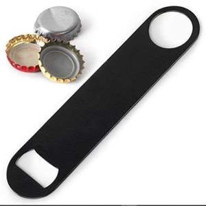 Ouvre-bouteille de bière plat en métal vierge de sublimation de fer inoxydable personnalisé de Offre Spéciale d'usine en gros avec votre conception - Product Image 1