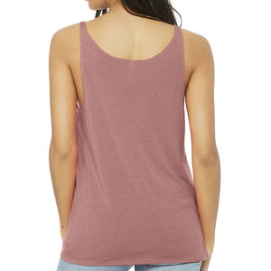 Quick Dry Breathable Anti-Shrink Sleeveless Women Tank <b>Tops</b> Front Logo Polyester/Cotton Custom Size OEM Service - Product Image 3