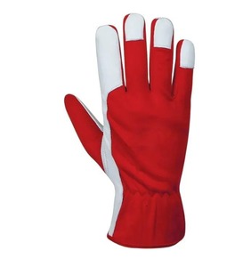 Guantes de trabajo de cuero Montaje de guantes de trabajo de piel de cabra duraderos multiusos Hombres y mujeres Almacén Construcción de jardinería - Product Image 5