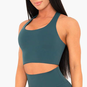 Soutien-gorge de sport personnalisé pour femmes, fitness, course à pied, gym, yoga, logo personnalisé, vente en gros OEM - Product Image 4
