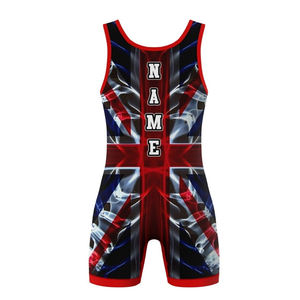 Combinaisons de lutte personnalisées pour hommes, sublimation, combinaison de lutte pour jeunes, combinaison de lutte décontractée personnalisée, OEM - Product Image 2