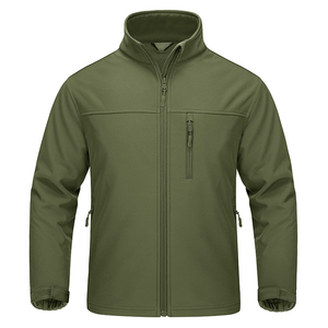 Chaqueta de Trabajo para Hombre, de Poliéster, Estilo Motero, para Exteriores, Impermeable, Cortavientos, de Invierno, con Forro Polar - Product Image 1