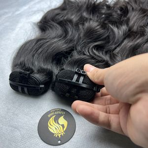 Extensiones de cabello ondulado natural crudo de trama doble de 8-40 pulgadas de alta calidad de Vietnam - Product Image 2