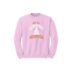 Sweat-shirt en mélange de coton avec des thèmes de bouddha imprimés Style décontracté 12 options de couleur 260-280 Placement de conception personnalisable GSM lourd - Product Image 5
