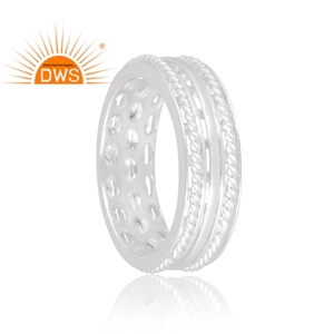 แหวนเงินแท้ 925 ดีไซน์ใหม่ แหวนวงเรียบ งานสั่งทำ เครื่องประดับสำหรับผู้หญิง ของขวัญสำหรับเธอ ผู้ผลิตเครื่องประดับชั้นดี - Product Image 2