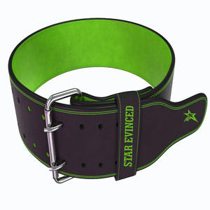 SESi Gym Powerlifting <b>Belt</b> for Men & Women 10mm Thick Cowhide Leather Double Prong Design for Heavy Workouts & Deadlifts - Product Image 3