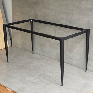 Structure en acier au design minimaliste pour table 140x70cm, système CONE II, revêtement poudré HCCN008 - pour bureau, hôpital, salle à manger - Product Image 4
