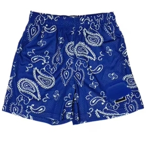 Venta al por mayor OEM logotipo personalizado sublimación Baloncesto de secado rápido E pantalones cortos de malla para hombres verano playa baloncesto pantalones cortos para hombres - Product Image 4