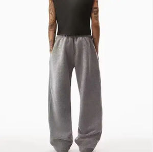 <b>Men</b> High Waist <b>Wide</b> <b>Leg</b> Flare Pants Canvas Street Style Casual Comfort Relaxed Fit Stretch Breathable - Product Image 5