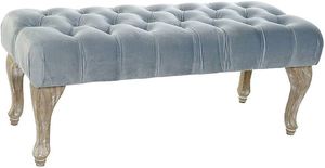 Modern Tufted Velvet Upholstery Bench with Metal Frame Storage for Living Room Entryway Furniture Metal Bench - Product Image 6