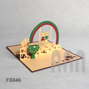 New Style 3D Pop-up Greeting Card <b>Rainbow</b> Offset Printing Paper Souvenir for Festivals Like Valentine's Day and <b>Birthday</b> - Product Image 3