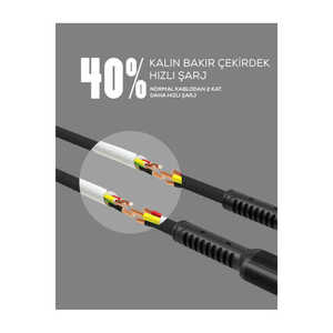 Cable USB Lightning Netzy LS63 Rojo, Alta Calidad, Importado, Garantía de 2 Años - Product Image 2