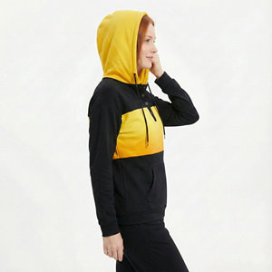 Women Custom Color Hoodies Henley Button Long Sleeve Casual Loose Fit Pullover Winter Warm Bulk Wholesale Price Fashion Hoodies - Product Image 3