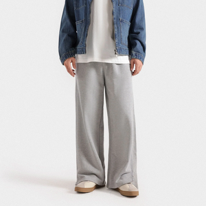 <b>Men's</b> Casual Sweatpants Custom Striped Side Heavyweight Polyester Jogger Track Pants Baggy Sports Loose Fit Drawstring Closure - Product Image 1