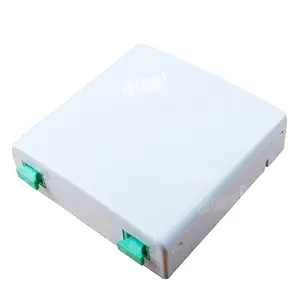 2 núcleo caixa de fibra FTTH caixa de terminais SC/APC pigtail fornecedores de equipamentos de terminação de fibra óptica caixa de distribuição de fibra óptica da tala