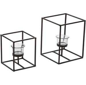 Lujoso soporte votivo de mesa de hierro para interiores y exteriores, portavelas para el hogar, hotel, oficina, decoración para fiesta de boda - Product Image 4