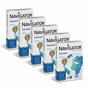 Proveedor Mayorista de Papel de Copia Premium Navigator A4 80g, Color y Blanco, Resina PET, Origen Buckinghamshire - Product Image 1