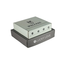 Individuell Bedruckte Flache Papierverpackungsbox Wellpappe Karton Gestanzte Faltbare Kraft-Versandbox Versandkarton