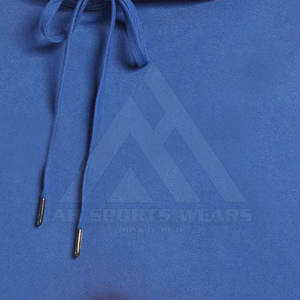 เสื้อฮู้ดแขนยาวสำหรับผู้ชายทรงเข้ารูปมีฮู้ดแบบสวมหัวพร้อมโลโก้และป้ายยี่ห้อ - Product Image 5