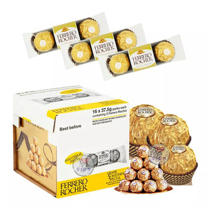 Best Price Bulk Ferrero Rocherr Chocolate Wholesale Luxury <b>Gift</b> Boxes Export OEM Private Label Fast Dispatch Available - Product Image 5