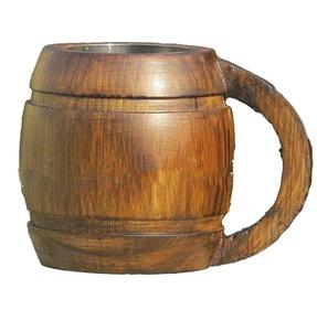 Taza de madera Venta caliente Nuevo diseño Hogar Cocina Uso Drinkware Taza de madera Tamaño personalizado y venta - Product Image 4