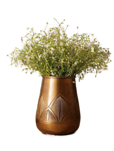 Modern Minimalist Vase Geometric Home Decor Tabletop Accent for Office Living Room Flower Vase Made Durable - Product Image 4