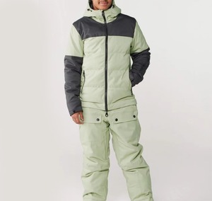 Traje de esquí cómodo y ligero para hombre de talla grande con material duradero y cuello con capucha Venta caliente disponible en tarifa al por mayor - Product Image 2