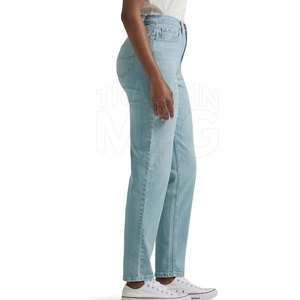 Suministro directo de fábrica Pantalones vaqueros de Invierno para mujer Precio razonable Estilo frontal plano Mejor material - Product Image 3