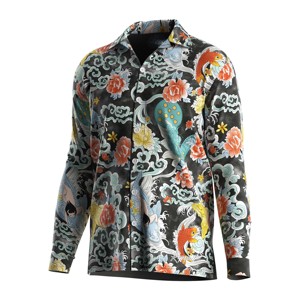 Chemise à manches longues de haute qualité à sublimation Chemises pour hommes de grande taille à la mode 100% Chemise à sublimation en coton à prix réduit - Product Image 1