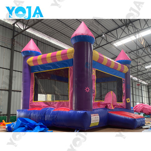 Château gonflable <span class=keywords><strong>pour</strong></span> fête de <span class=keywords><strong>mariage</strong></span> Jumping Dear, toboggan gonflable, 4x4x3.2m, capacité de 600 livres, matériau nylon/PVC, souffleur inclus 1 - Product Image 5