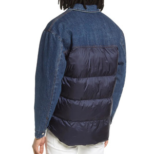 Veste en jean respirante pour hommes, vêtements décontractés d'hiver à la mode avec style de rue et motif de lettres en vente - Product Image 2