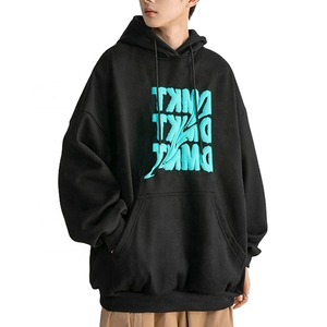 Custom Logo DTG Embroidery Hoodies <b>Thick</b> <b>Fleece</b> Cotton Anti-Shrink Long French Terry 3D Puff Printing Design Winter ODM Fabric - Product Image 1