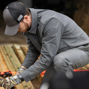 Classic <b>Canvas</b> <b>Jacket</b> Custom Color Plus Size Polyester/Nylon Zipper Front Logo Winter Turn Down Collar Unisex - Product Image 5