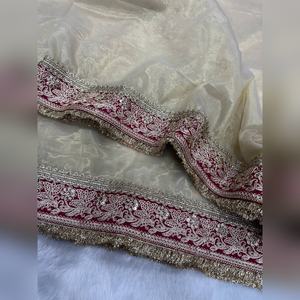 Sari indien prêt-à-porter pour femmes, best-seller, avec blouse cousue, sequins et travail de dori, en gros et à bas prix - Product Image 2