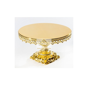 Modern Dinnerware Dessert Serving Stand Wooden Frame 2 Tier Storage and Shelving <b>Unit</b> Storage Holder and Racks <b>Metal</b> Cast Holder - Product Image 2
