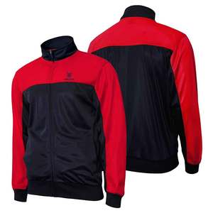เสื้อแจ็คเก็ตสำหรับออกกำลังกายผู้ชาย สีพื้น เสื้อแจ็คเก็ตผู้ชายสไตล์สตรีทแวร์ - Product Image 1
