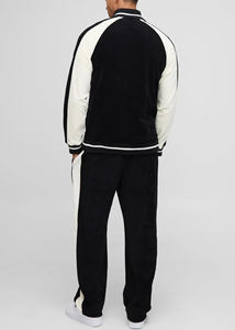Venta al por mayor 100% algodón 465 GSM Chándal de peso pesado para hombres Pantalones de chándal en blanco lisos hechos a medida y conjunto de 2 piezas con capucha para hombre - Product Image 2