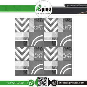 กระเบื้องปูพื้นเซรามิกดิจิตอลขนาด400x400มม. ดีไซน์ล้ำสมัย - Product Image 6