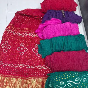 Sari de Seda Modal Hecho a Mano para Vestir de Noche, Casual, de Lujo, Elegante para Uso Diario, a Precio de Mayoreo por Proveedor - Product Image 1