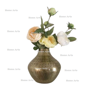 Florero de latón de diseño maravilloso, florero de boda de Color Dorado de la mejor calidad al precio más bajo, florero - Product Image 4