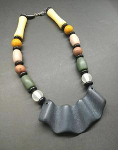 Los productos más populares, superventas, collar de cuentas de resina largo grande de color blanco a la moda, joyería, collares de joyería de moda - Product Image 3