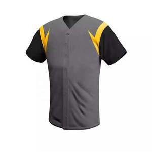 Nouvelle conception respirante 100% polyester anti-UV uniforme de baseball pour hommes adultes fabriqué au Pakistan confortable de haute qualité logo personnalisé - Product Image 3