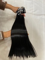 Extensions de cheveux humains vierges Remy 100% vietnamiens de haute qualité, lisses comme des baguettes, à bandes adhésives, bruts, double trame, vente en gros