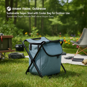 Sustainable Sagan <b>Stool</b> with Cooler Bag for Outdoor Use - Product Image 3