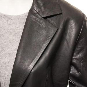 Chaqueta de Cuero para Mujer, Transpirable, de Alta Calidad, Estilo Moderno, Nuevo Modelo, Informal, con Cremallera - Product Image 5