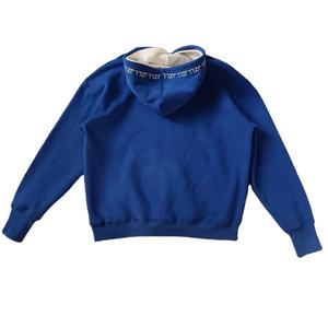 Nueva Sudadera con Capucha Doble de Moda, Estilo Vintage, 100% Algodón, para Invierno, con Cierre, Parches, Hombros Caídos, Transpirable, de Secado Rápido, Talla Grande - Product Image 4