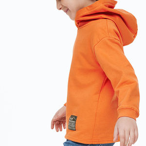 Alta calidad por encargo 100% algodón Patchwork Sudadera con capucha Puff impresión diseño pulóver estilo para bebés al por mayor - Product Image 5