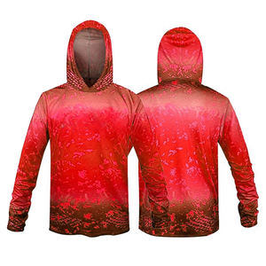 Lightweight Breathable Plus Size Men Women UPF50 Quick Dry <b>Fishing</b> <b>Hoodie</b> with Custom Logo Design - Product Image 4